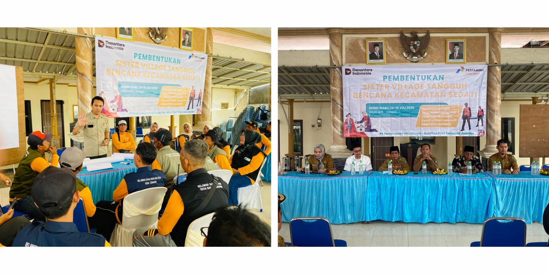 BPBD Sidoarjo Dan Pertamina Bentuk Sister Village Wilayah Kecamatan Sedati Di Gisik Cemandi, Kolaborasi Strategis Perkuat Ketangguhan Desa Pesisir Hadapi Ancaman Bencana